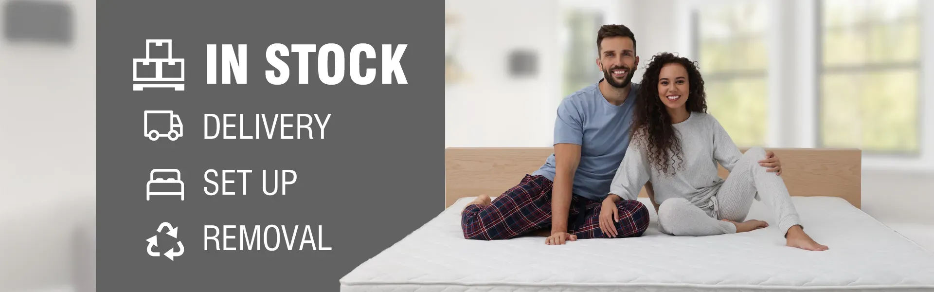 In Stock - Delivery - Setup - Removal